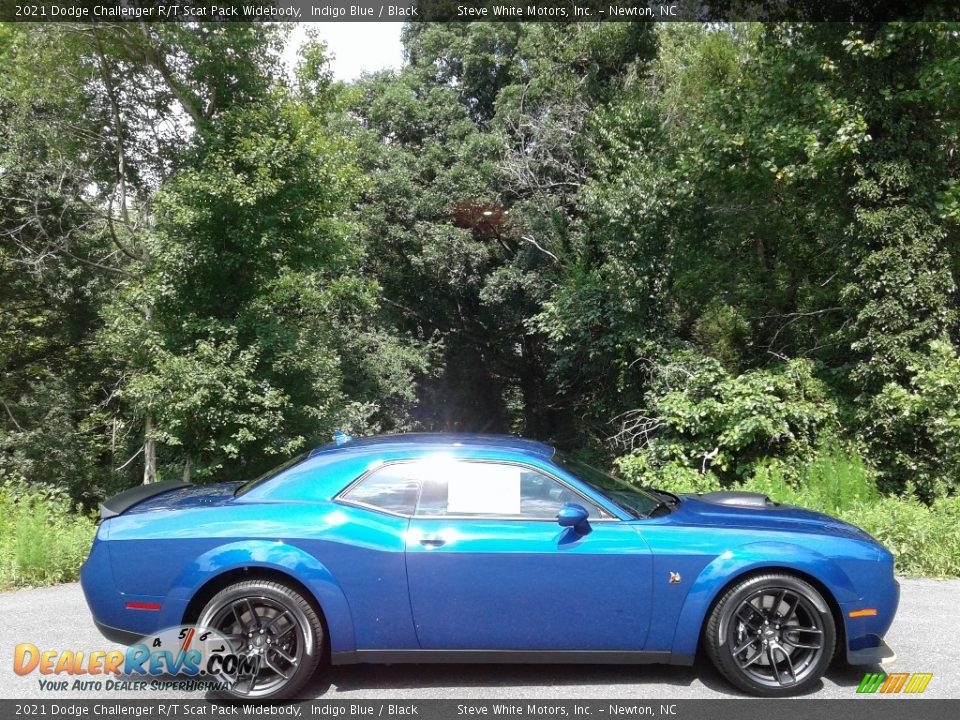 2021 Dodge Challenger R/T Scat Pack Widebody Indigo Blue / Black Photo #5