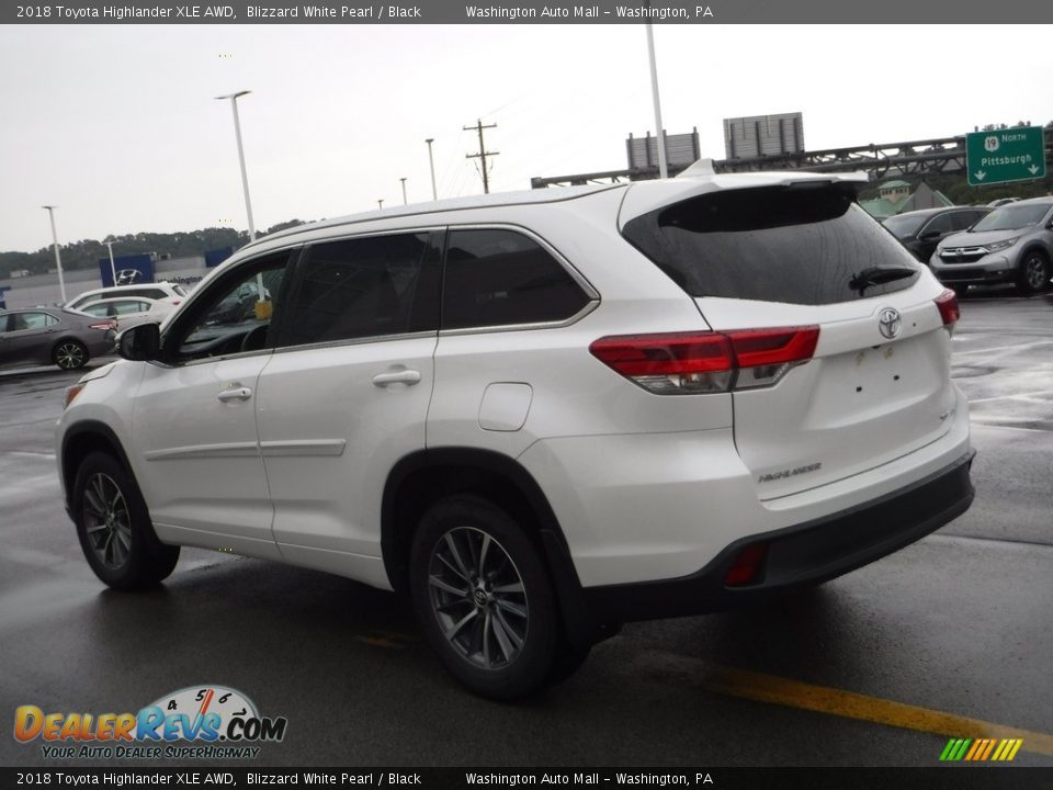 2018 Toyota Highlander XLE AWD Blizzard White Pearl / Black Photo #8