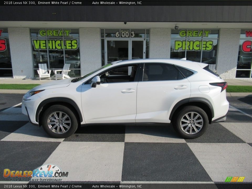 2018 Lexus NX 300 Eminent White Pearl / Creme Photo #1