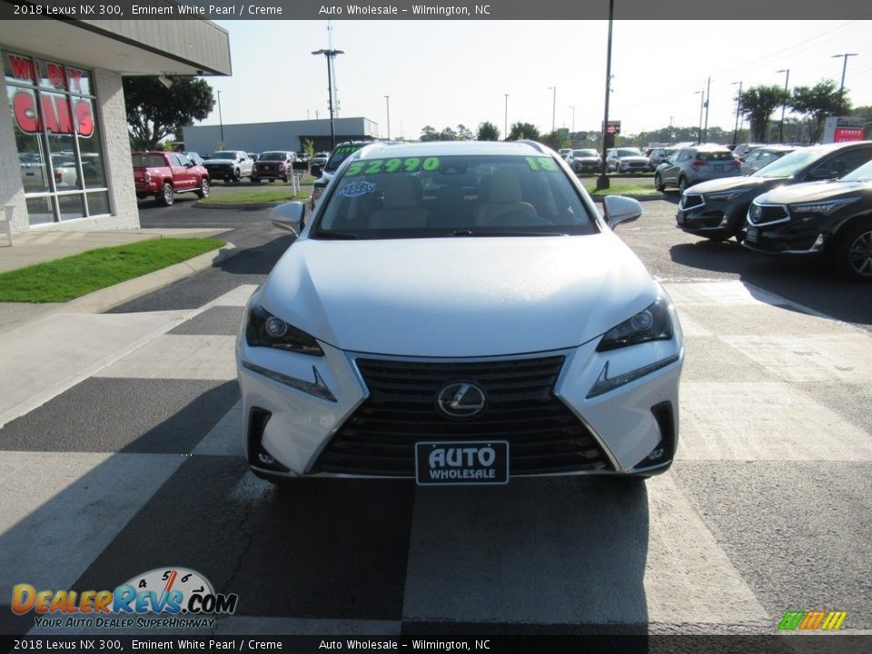 2018 Lexus NX 300 Eminent White Pearl / Creme Photo #2