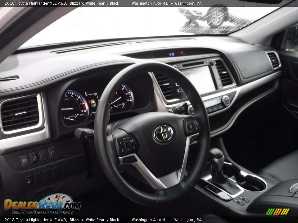 2018 Toyota Highlander XLE AWD Blizzard White Pearl / Black Photo #13