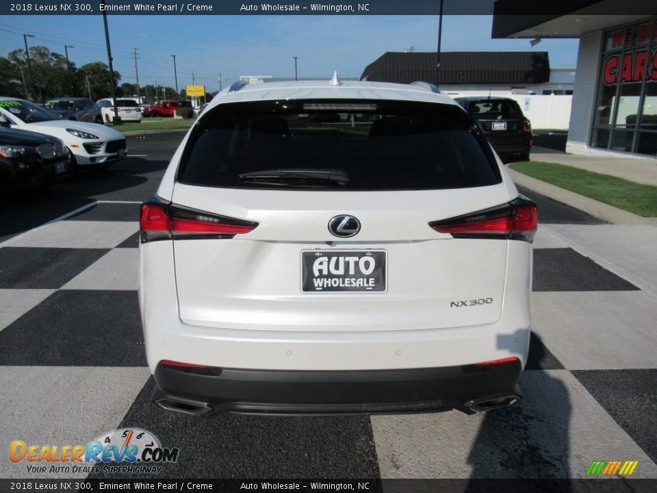 2018 Lexus NX 300 Eminent White Pearl / Creme Photo #4