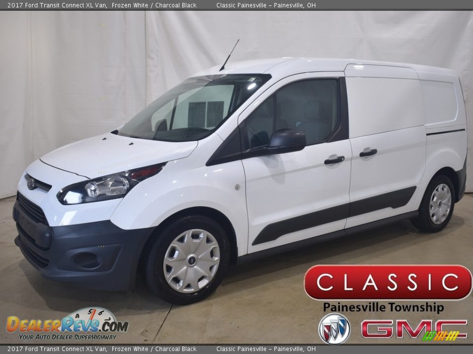 2017 Ford Transit Connect XL Van Frozen White / Charcoal Black Photo #1