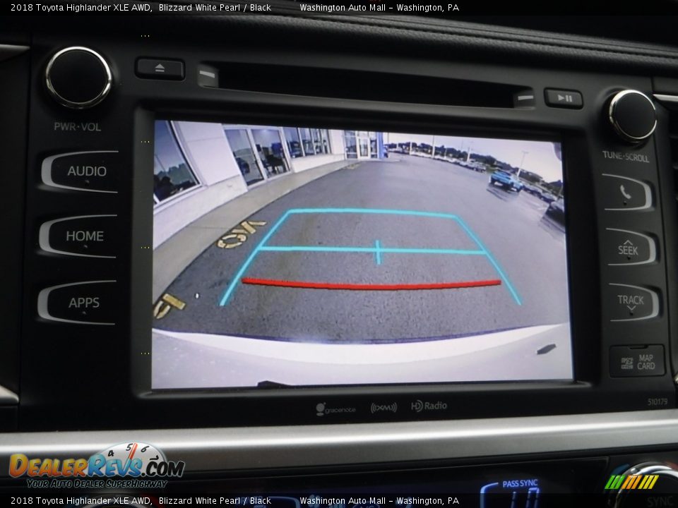 2018 Toyota Highlander XLE AWD Blizzard White Pearl / Black Photo #19