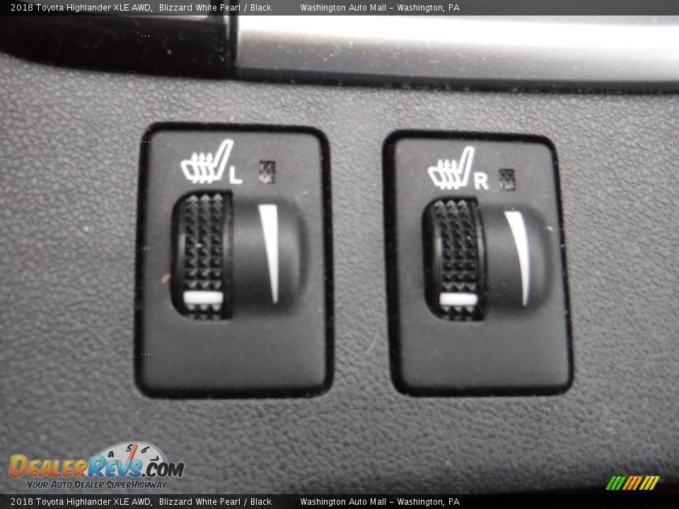 2018 Toyota Highlander XLE AWD Blizzard White Pearl / Black Photo #22
