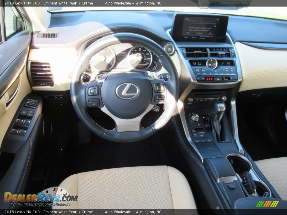 2018 Lexus NX 300 Eminent White Pearl / Creme Photo #15