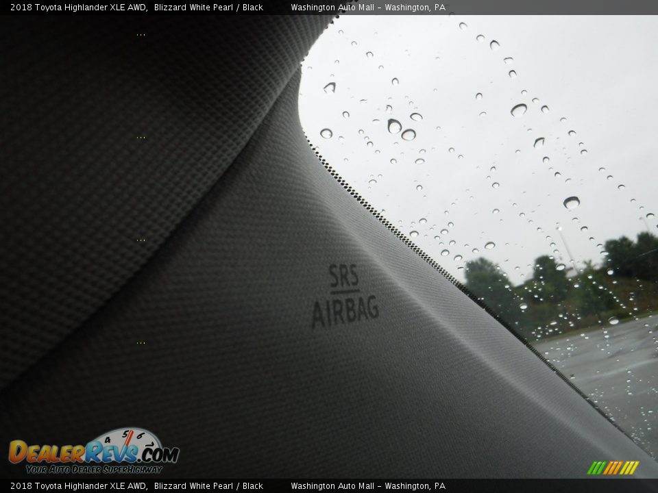 2018 Toyota Highlander XLE AWD Blizzard White Pearl / Black Photo #27