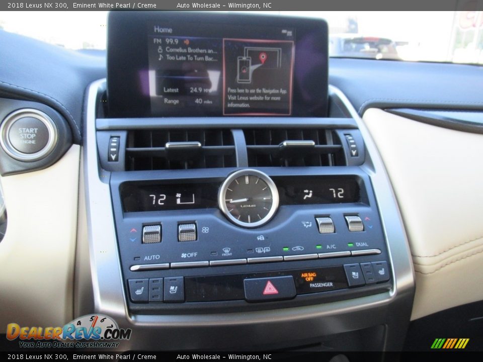 2018 Lexus NX 300 Eminent White Pearl / Creme Photo #17