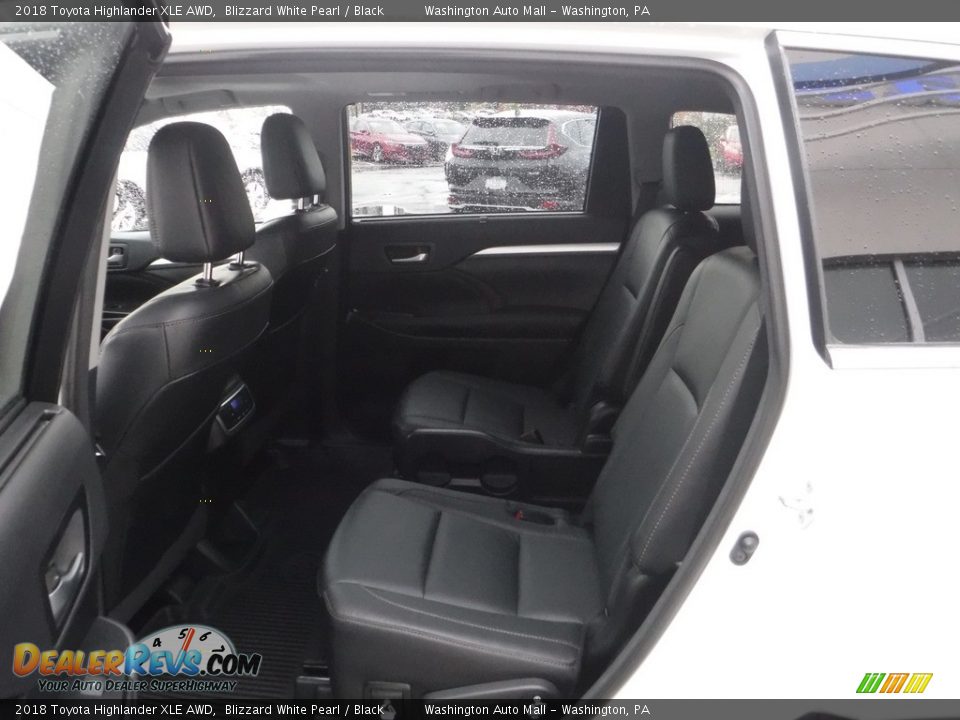 2018 Toyota Highlander XLE AWD Blizzard White Pearl / Black Photo #28
