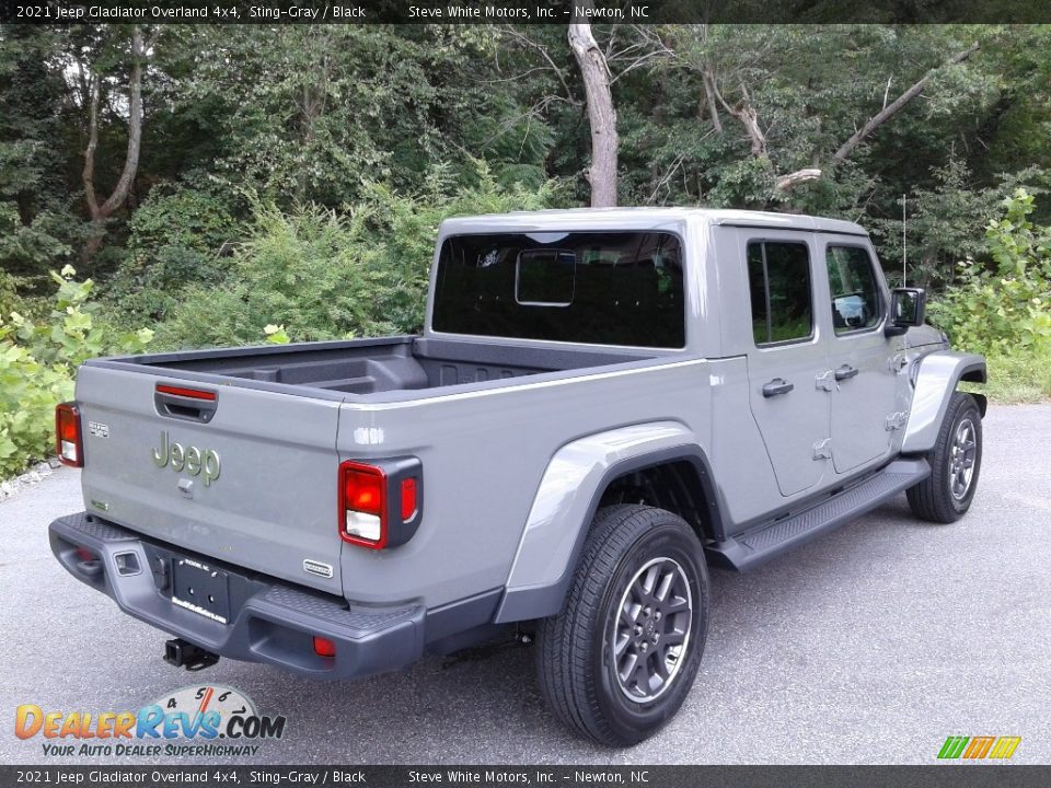 2021 Jeep Gladiator Overland 4x4 Sting-Gray / Black Photo #6