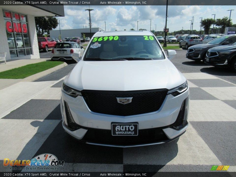 2020 Cadillac XT6 Sport AWD Crystal White Tricoat / Cirrus Photo #2