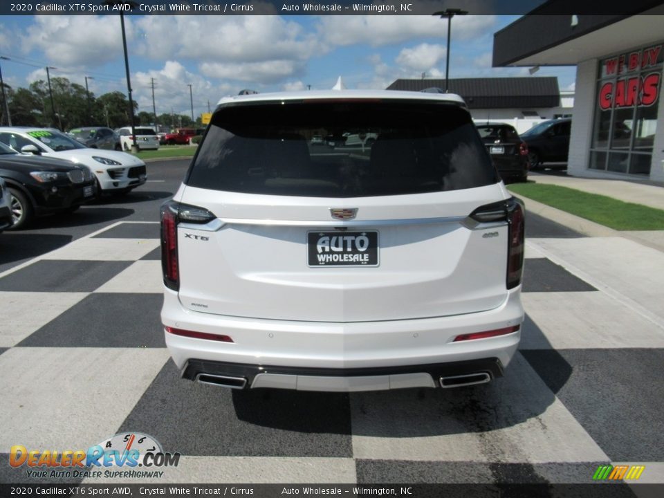 2020 Cadillac XT6 Sport AWD Crystal White Tricoat / Cirrus Photo #4
