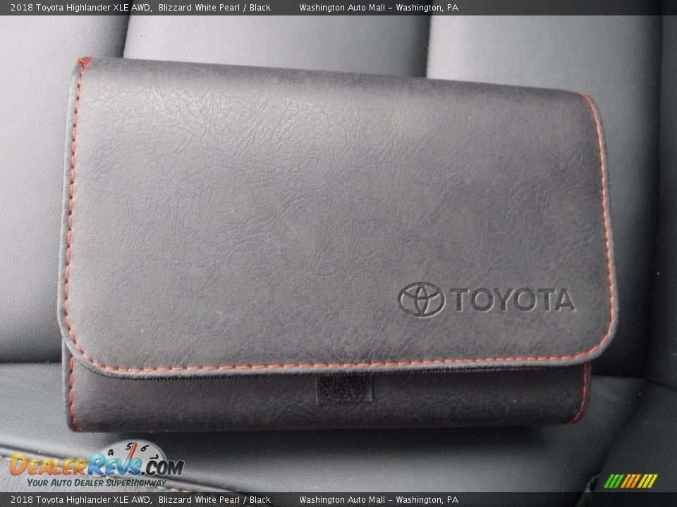 2018 Toyota Highlander XLE AWD Blizzard White Pearl / Black Photo #34