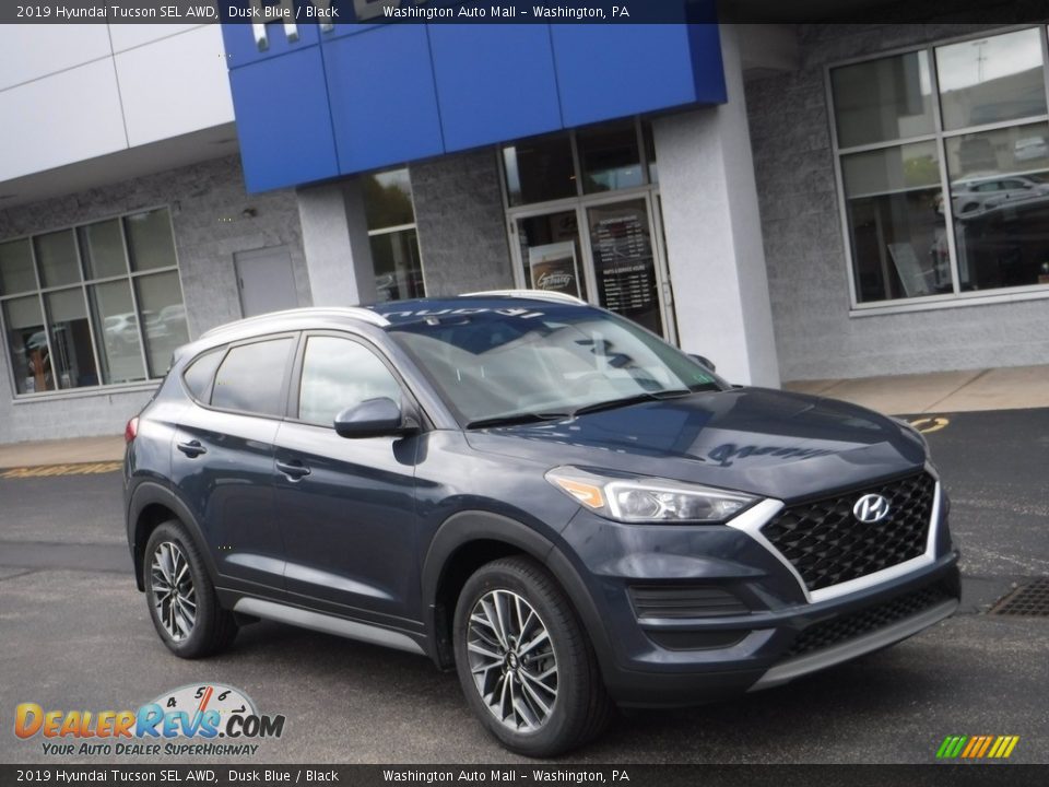 2019 Hyundai Tucson SEL AWD Dusk Blue / Black Photo #1