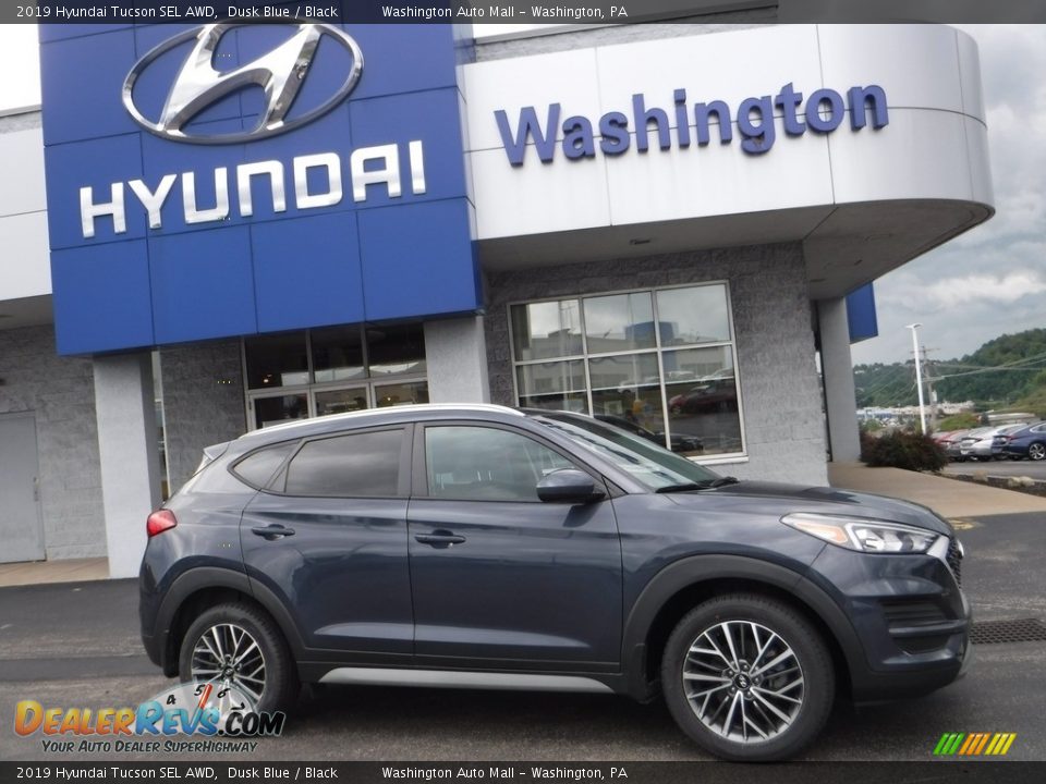 2019 Hyundai Tucson SEL AWD Dusk Blue / Black Photo #2