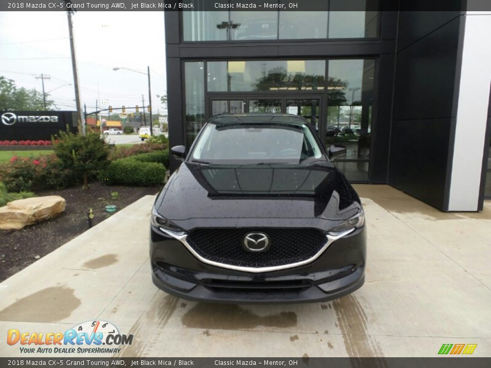 2018 Mazda CX-5 Grand Touring AWD Jet Black Mica / Black Photo #1