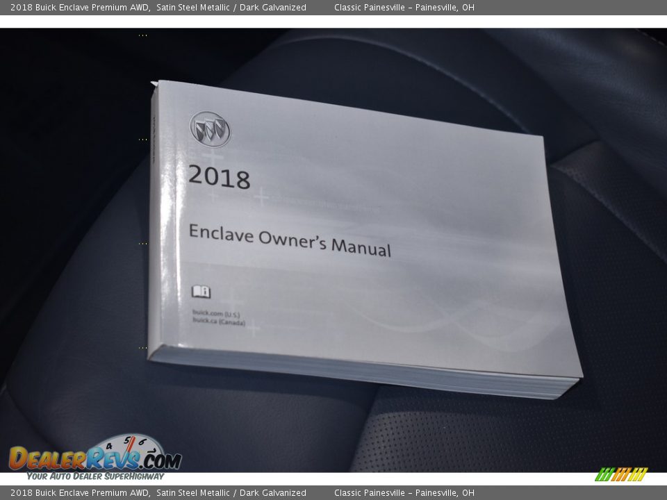 2018 Buick Enclave Premium AWD Satin Steel Metallic / Dark Galvanized Photo #19