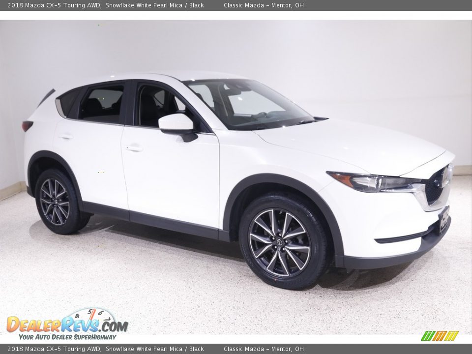 2018 Mazda CX-5 Touring AWD Snowflake White Pearl Mica / Black Photo #1