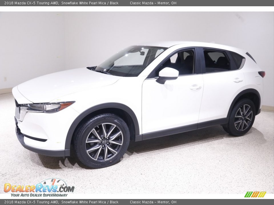 2018 Mazda CX-5 Touring AWD Snowflake White Pearl Mica / Black Photo #3