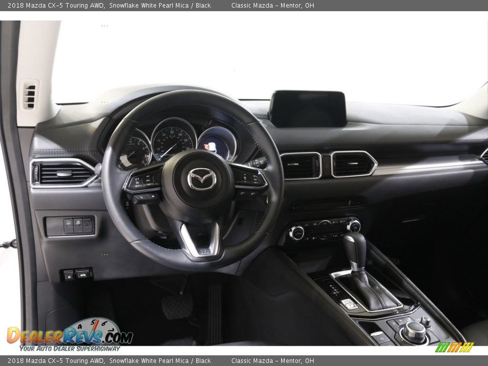 2018 Mazda CX-5 Touring AWD Snowflake White Pearl Mica / Black Photo #6