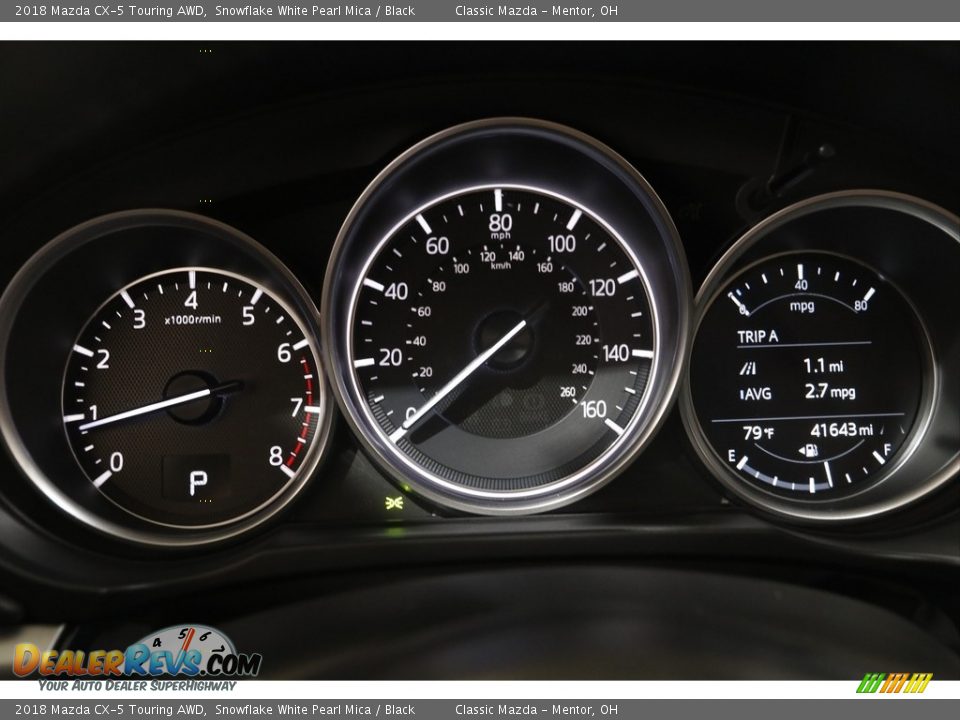 2018 Mazda CX-5 Touring AWD Snowflake White Pearl Mica / Black Photo #8