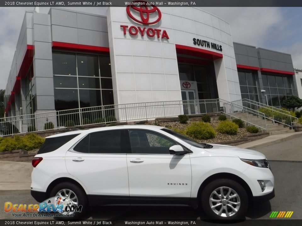 2018 Chevrolet Equinox LT AWD Summit White / Jet Black Photo #2