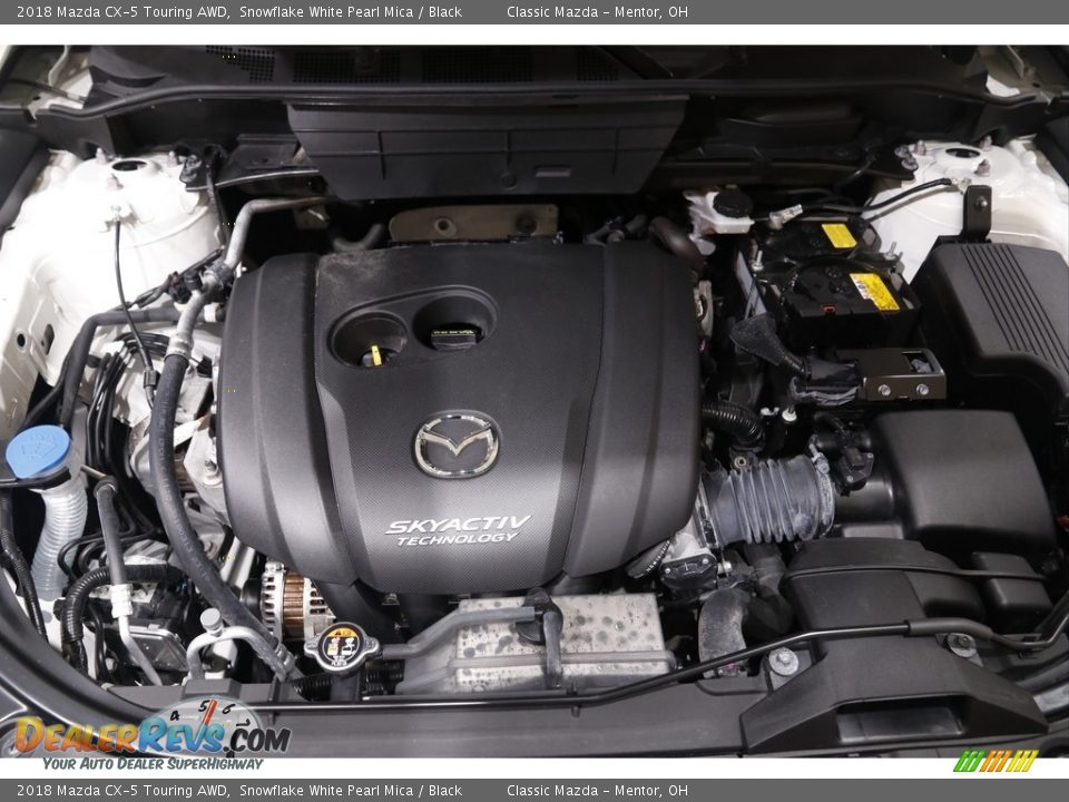 2018 Mazda CX-5 Touring AWD Snowflake White Pearl Mica / Black Photo #19