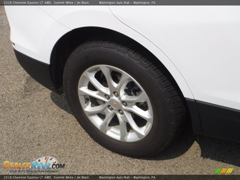 2018 Chevrolet Equinox LT AWD Summit White / Jet Black Photo #8