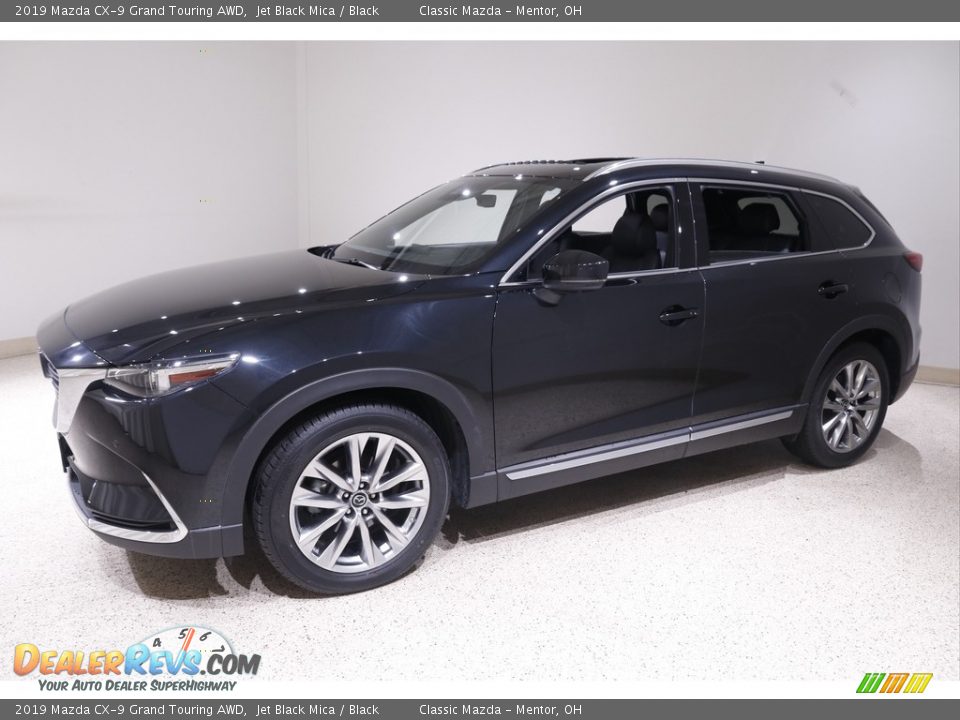 2019 Mazda CX-9 Grand Touring AWD Jet Black Mica / Black Photo #3