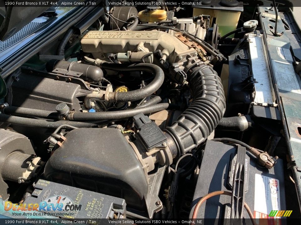 1990 Ford Bronco II XLT 4x4 2.9 Liter OHV 12-Valve V6 Engine Photo #8