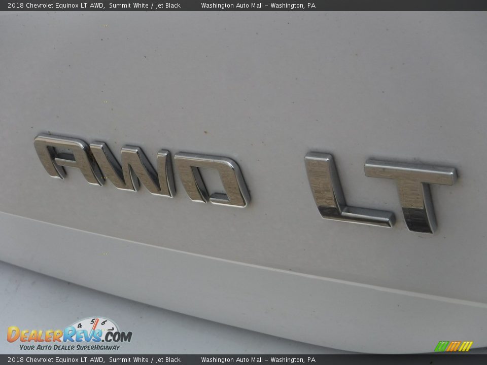 2018 Chevrolet Equinox LT AWD Summit White / Jet Black Photo #15
