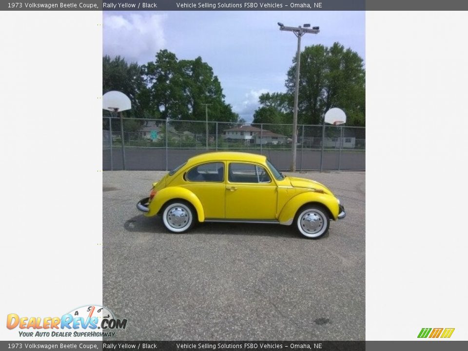 Rally Yellow 1973 Volkswagen Beetle Coupe Photo #4