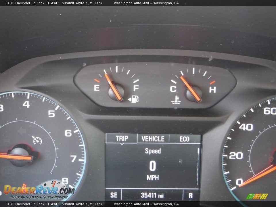 2018 Chevrolet Equinox LT AWD Summit White / Jet Black Photo #28