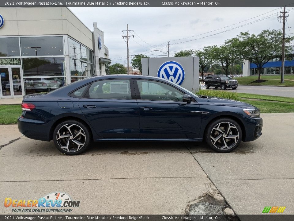 Tourmaline Blue Metallic 2021 Volkswagen Passat R-Line Photo #2