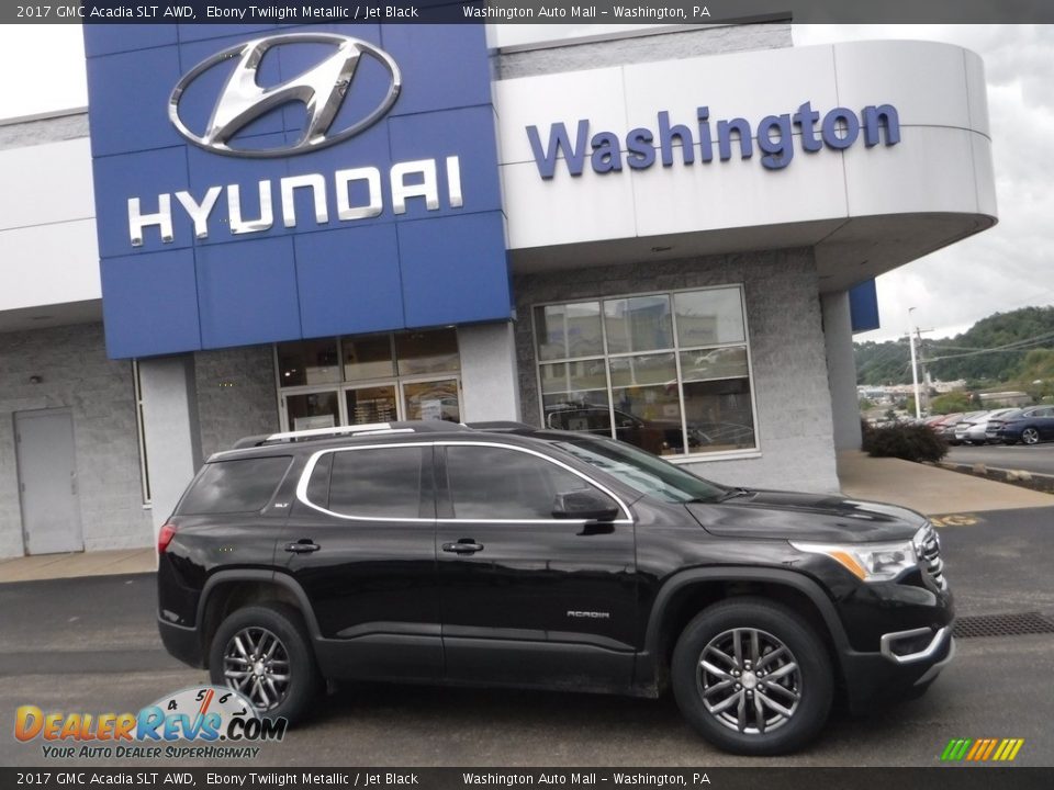2017 GMC Acadia SLT AWD Ebony Twilight Metallic / Jet Black Photo #2