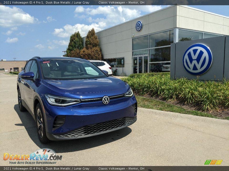 Front 3/4 View of 2021 Volkswagen ID.4 Pro S Photo #1