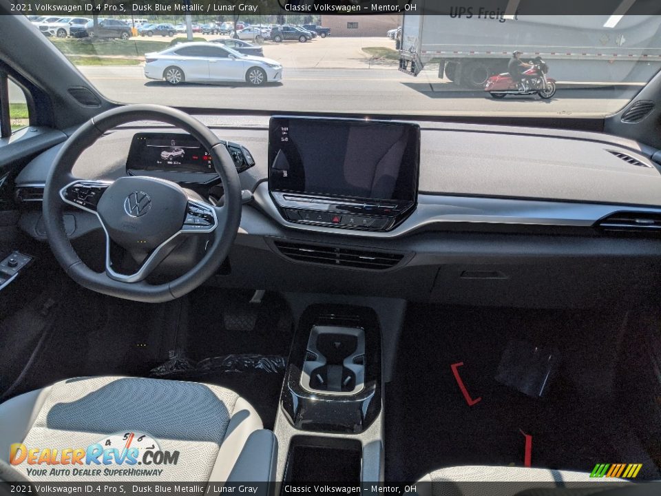 Dashboard of 2021 Volkswagen ID.4 Pro S Photo #3