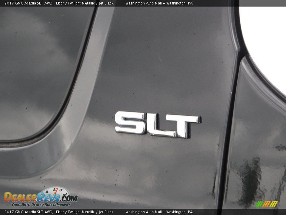 2017 GMC Acadia SLT AWD Ebony Twilight Metallic / Jet Black Photo #6
