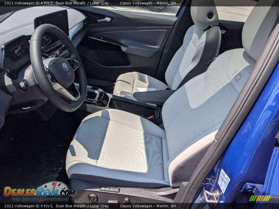 Lunar Gray Interior - 2021 Volkswagen ID.4 Pro S Photo #4