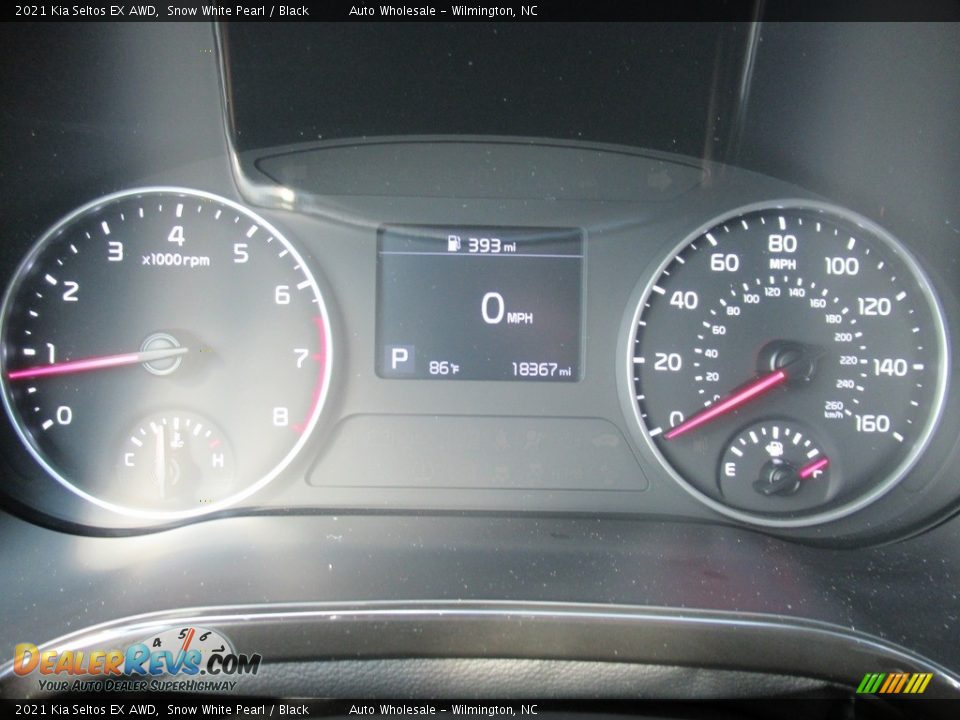 2021 Kia Seltos EX AWD Snow White Pearl / Black Photo #16