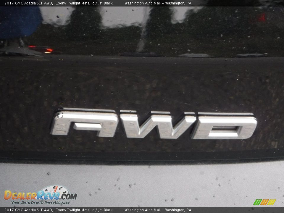 2017 GMC Acadia SLT AWD Ebony Twilight Metallic / Jet Black Photo #8