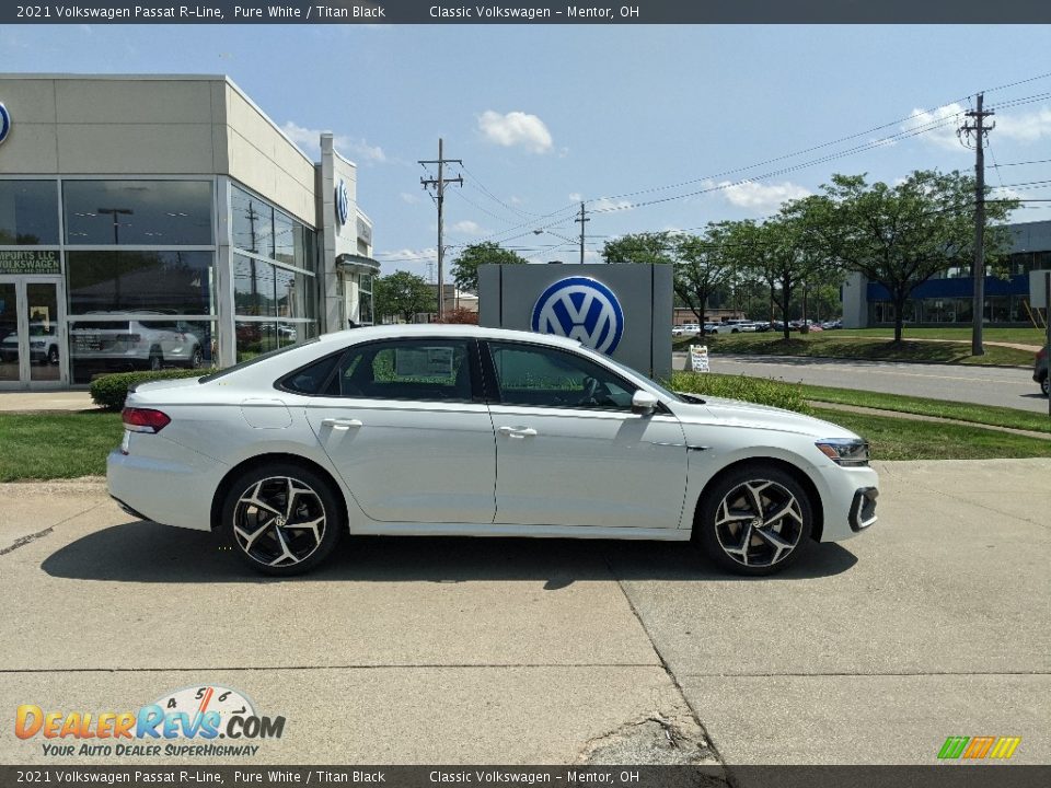 Pure White 2021 Volkswagen Passat R-Line Photo #2