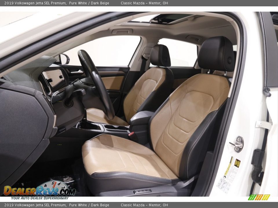 2019 Volkswagen Jetta SEL Premium Pure White / Dark Beige Photo #5