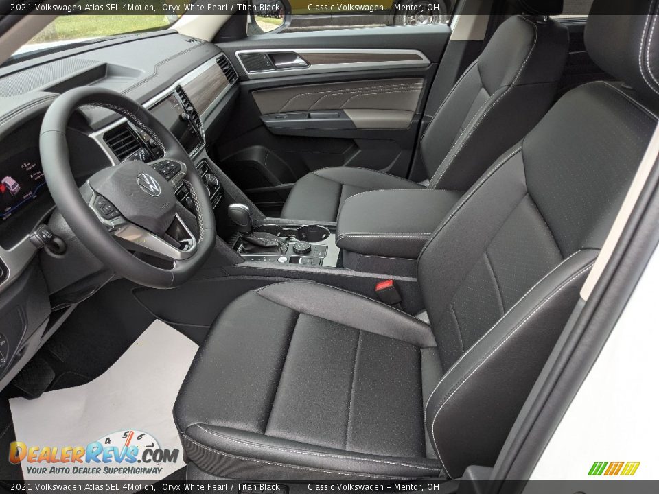Titan Black Interior - 2021 Volkswagen Atlas SEL 4Motion Photo #4