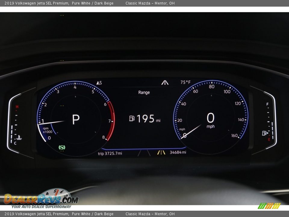 2019 Volkswagen Jetta SEL Premium Pure White / Dark Beige Photo #8