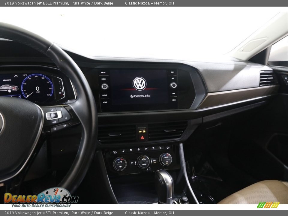 2019 Volkswagen Jetta SEL Premium Pure White / Dark Beige Photo #9