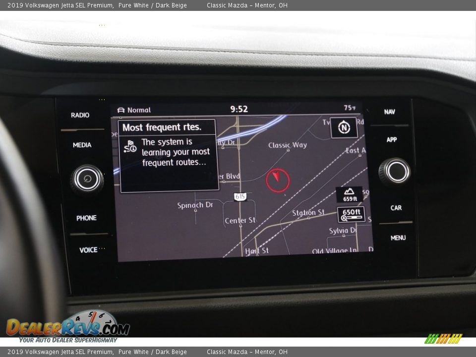 2019 Volkswagen Jetta SEL Premium Pure White / Dark Beige Photo #12