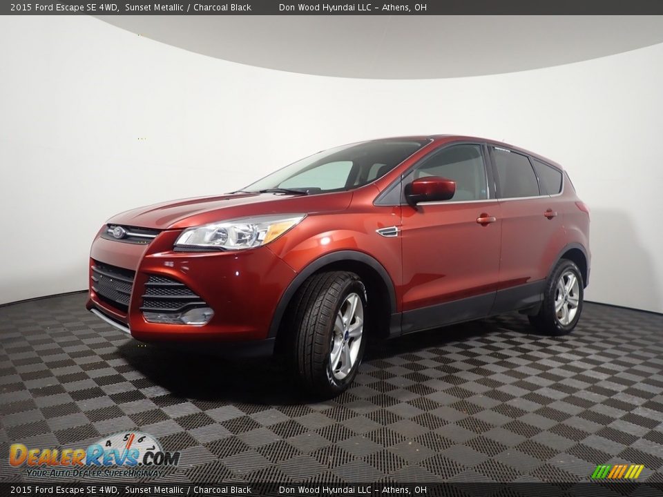 2015 Ford Escape SE 4WD Sunset Metallic / Charcoal Black Photo #8