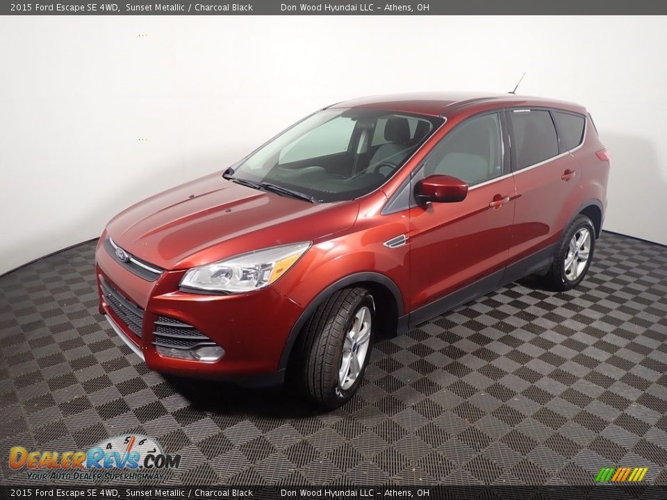 2015 Ford Escape SE 4WD Sunset Metallic / Charcoal Black Photo #9