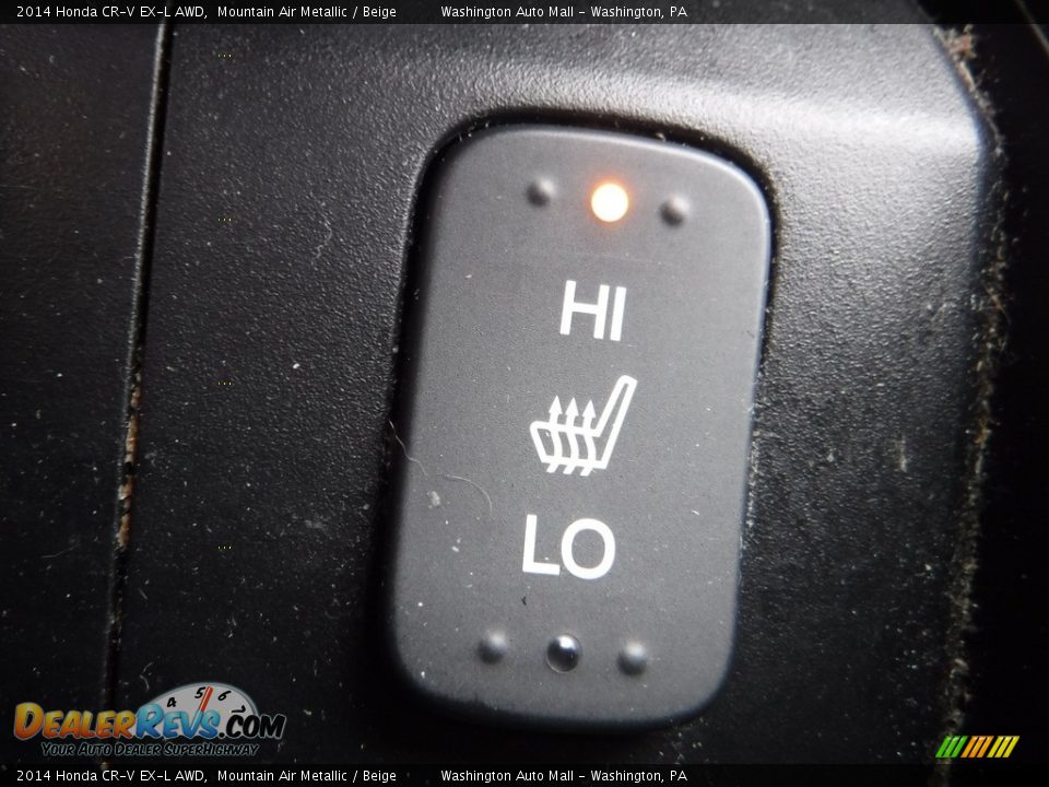 2014 Honda CR-V EX-L AWD Mountain Air Metallic / Beige Photo #17